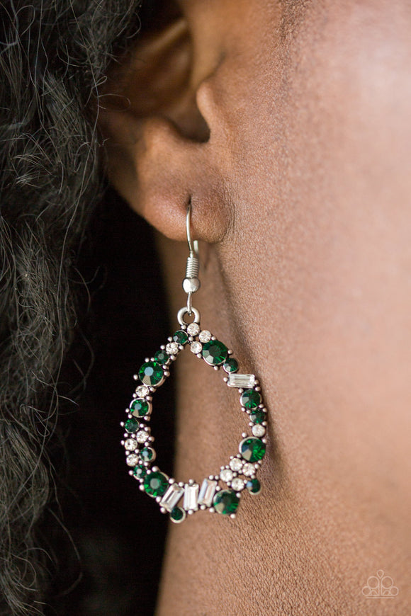 Crushing Couture Green ✧ Earrings Earrings