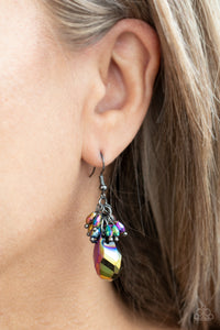 Earrings Fish Hook,Multi-Colored,Oil Spill,Well Versed in Sparkle Multi ✧ Earrings