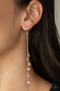 Earrings Fish Hook,Light Pink,Pink,Extended Eloquence Pink ✧ Iridescent Earrings
