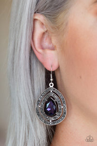 Earrings Fish Hook,Purple,Royal Squad Purple ✧ Earrings