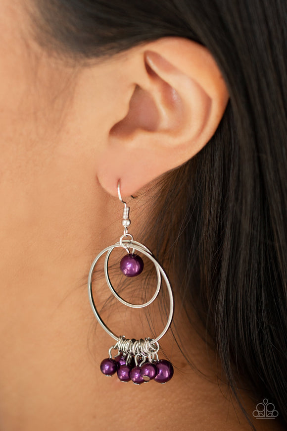 New York Attraction Purple ✧ Earrings Earrings