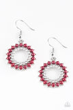 Wreathed In Radiance Red ✧ Earrings Earrings