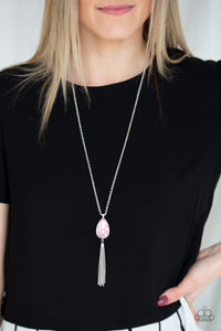 Light Pink,Necklace Long,Pink,Elite Shine Pink ✨ Necklace