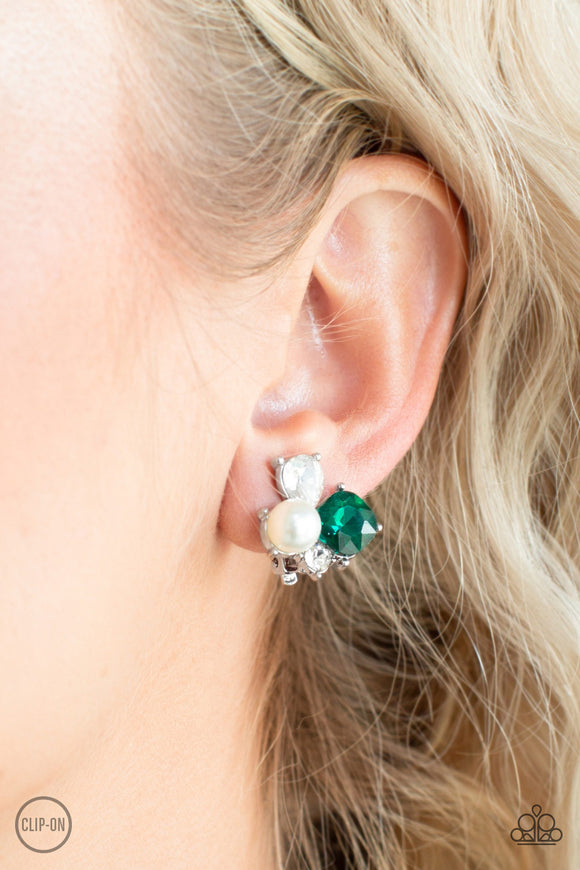 Highly High-Class Green ✧ Clip-On Earrings Clip-On Earrings