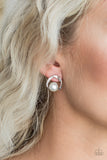 Stylish Suave White ✧ Post Earrings Post Earrings