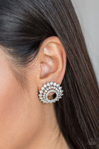 Earrings Post,White,Buckingham Beauty White ✧ Post Earrings