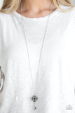 Got It On Lock Black ✨ Necklace Long