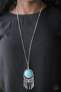 Blue,Necklace Long,Turquoise,Rural Rustler Blue ✨ Necklace