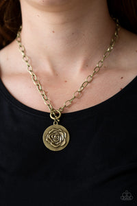 Brass,Necklace Short,Beautifully Belle Brass ✧ Necklace