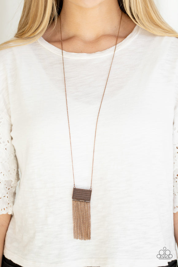 Totally Tassel Copper ✨ Necklace Long