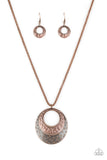 Texture Trio Copper ✨ Necklace Short