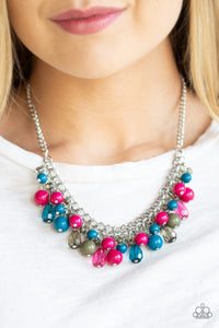 Blue,Green,Multi-Colored,Necklace Short,Pink,Tour de Trendsetter Multi ✨ Necklace