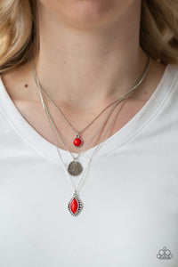 Necklace Short,Red,Tide Drifter Red ✨ Necklace