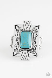 Blue,Ring Wide Back,Turquoise,Stone Cold Couture Blue ✧ Ring