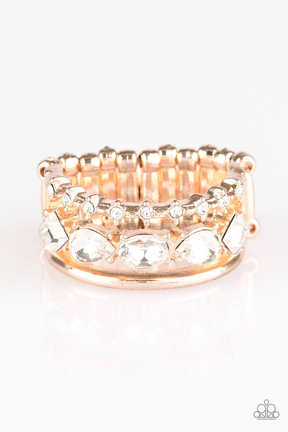 Backstage Sparkle Rose Gold ✧ Ring Ring