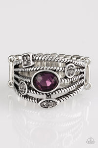 Purple,Ring Wide Back,Cosmic Combo Purple ✧ Ring