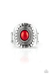 Red,Ring Wide Back,ZEN To One Red ✧ Ring