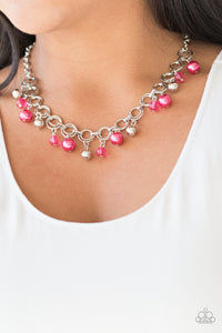 Necklace Short,Pink,Sets,Fiercely Fancy Pink ✨ Necklace