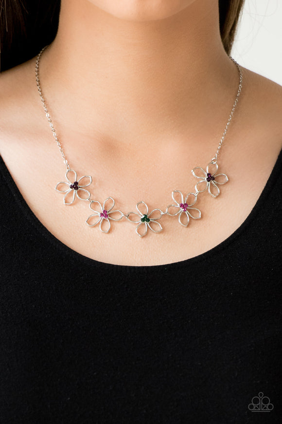 Hoppin Hibiscus Multi ✨ Necklace Short