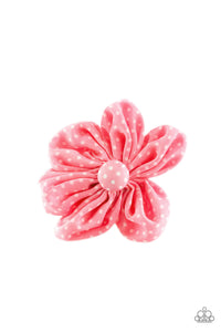 Flower Clip,Pink,Right On The Dot Pink ✧ Flower Hair Clip