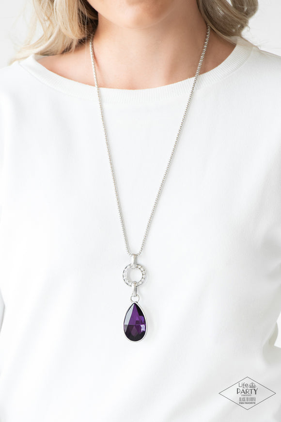Lookin Like A Million Purple ✨ Necklace Long