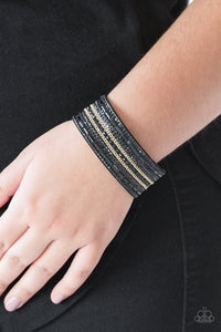 Black,Gold,Urban Sparkle Wrap,Rebel Radiance Black✨ Urban Wrap Bracelet