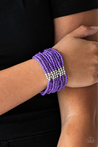 Bracelet Stretchy,Purple,Outback Odyssey Purple ✧ Bracelet
