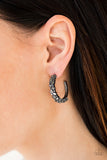 Glitter Galaxy Black ✧ Hoop Earrings Hoop Earrings