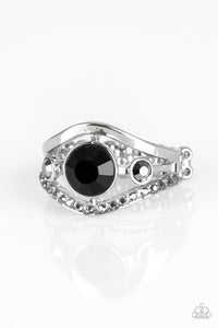 Black,Ring Skinny Back,Rich With Richness Black ✧ Ring