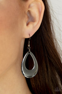 Black,Earrings Fish Hook,Gunmetal,All Allure, All The Time Black ✧ Earrings