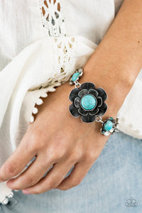 Blue,Bracelet Clasp,Simply Santa Fe,Badlands Blossom Blue  ✧ Bracelet