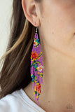 Beaded Gardens Purple ✧ Seed Bead Earrings Earrings