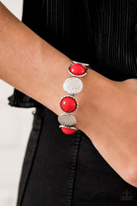 Bracelet Stretchy,Red,Sets,Boardwalk Boho Red  ✧ Bracelet