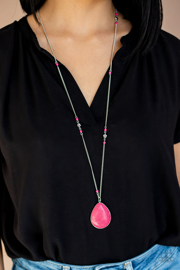 Desert Meadow Pink ✨ Necklace Long