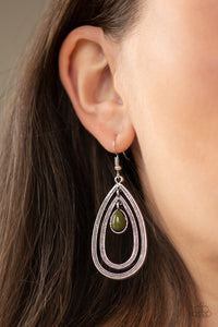 Earrings Fish Hook,Green,Drops of Color Green ✧ Earrings