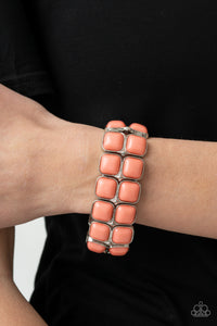 Bracelet Stretchy,Exclusive,Orange,Double The DIVA-ttitude Orange ✧ Bracelet