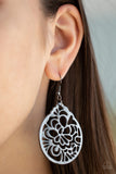 Garden Mosaic Black ✧ Earrings Earrings