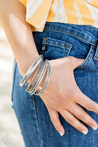 Bracelet Bangle,Silver,Hidden Groves Silver ✧ Bangle Bracelet
