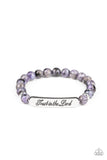 Keep The Trust Purple ✧ Bracelet Inspirational