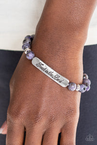 Bracelet Stretchy,Faith,Purple,Keep The Trust Purple ✧ Bracelet