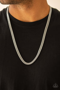 Men's Necklace,Sets,Silver,Knockout King Silver ✧ Necklace