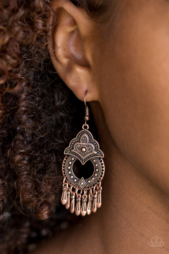 New Delhi Native Copper ✧ Earrings Earrings