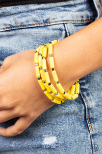 Bracelet Stretchy,Yellow,Radiantly Retro Yellow ✧ Bracelet