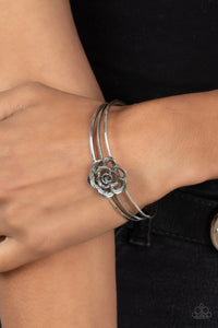 Bracelet Cuff,Silver,Rosy Repose Silver ✧ Bracelet