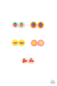 Light Pink,Multi-Colored,Orange,Pink,Purple,Red,SS Earring,White,Yellow,Fruity Post Starlet Shimmer Earrings