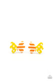 Polka Dot & Stripe Butterfly Starlet Shimmer Earrings SS Earring