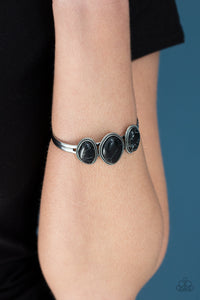 Black,Bracelet Cuff,Stone Shrine Black ✧ Bracelet