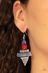 Earrings Fish Hook,Multi-Colored,Tribal Terrain Multi ✧ Earrings
