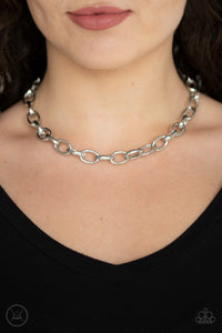 Necklace Choker,Necklace Short,Silver,Urban Uplink Silver ✧ Choker Necklace