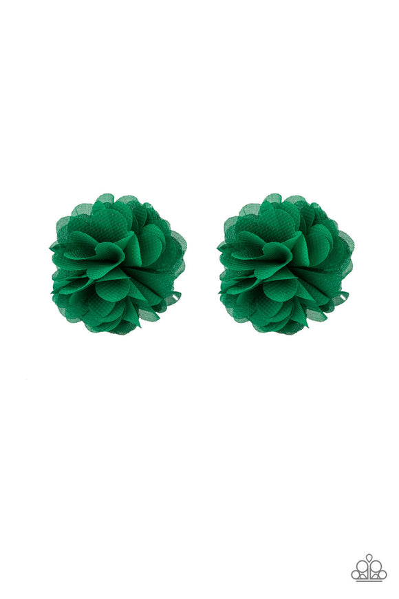 Basket Full Of Posies Green ✧ Flower Hair Clip Flower Hair Clip Accessory